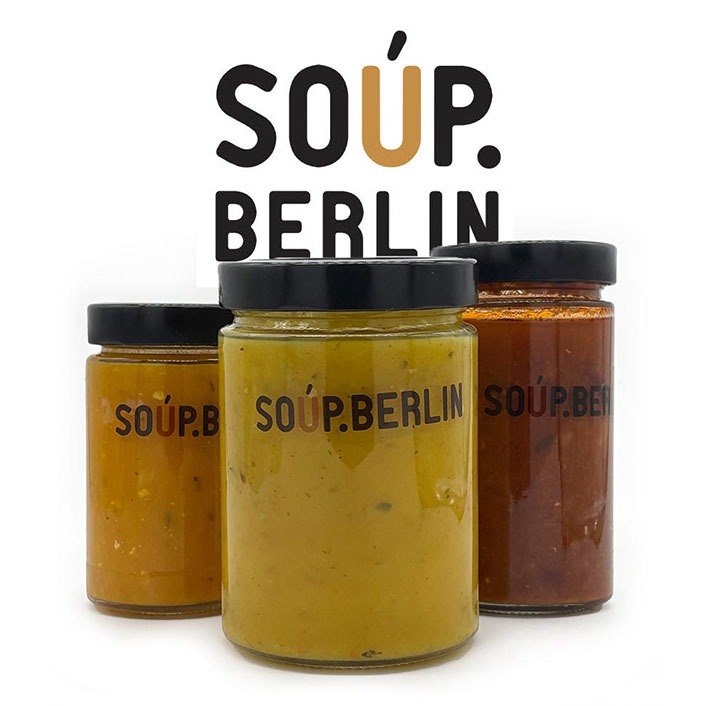 SOUP.Berlin – drei Suppengläser